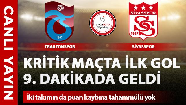 CANLI YAYIN! Trabzonspor-Sivasspor