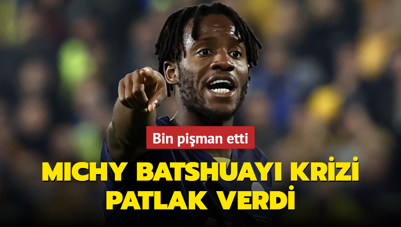 Michy Batshuayi krizi patlak verdi! Bin piman etti...