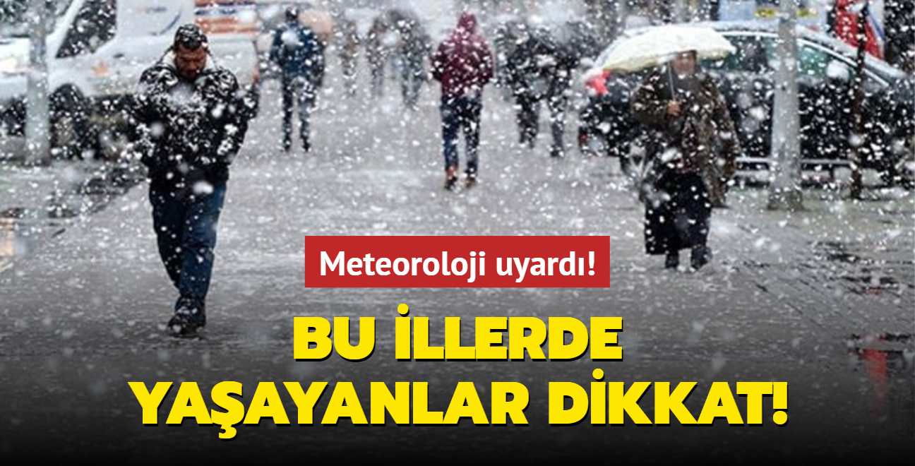 Meteoroloji son dakika hava durumu raporunu yaymlad! Bu illerde yaayanlar dikkat!