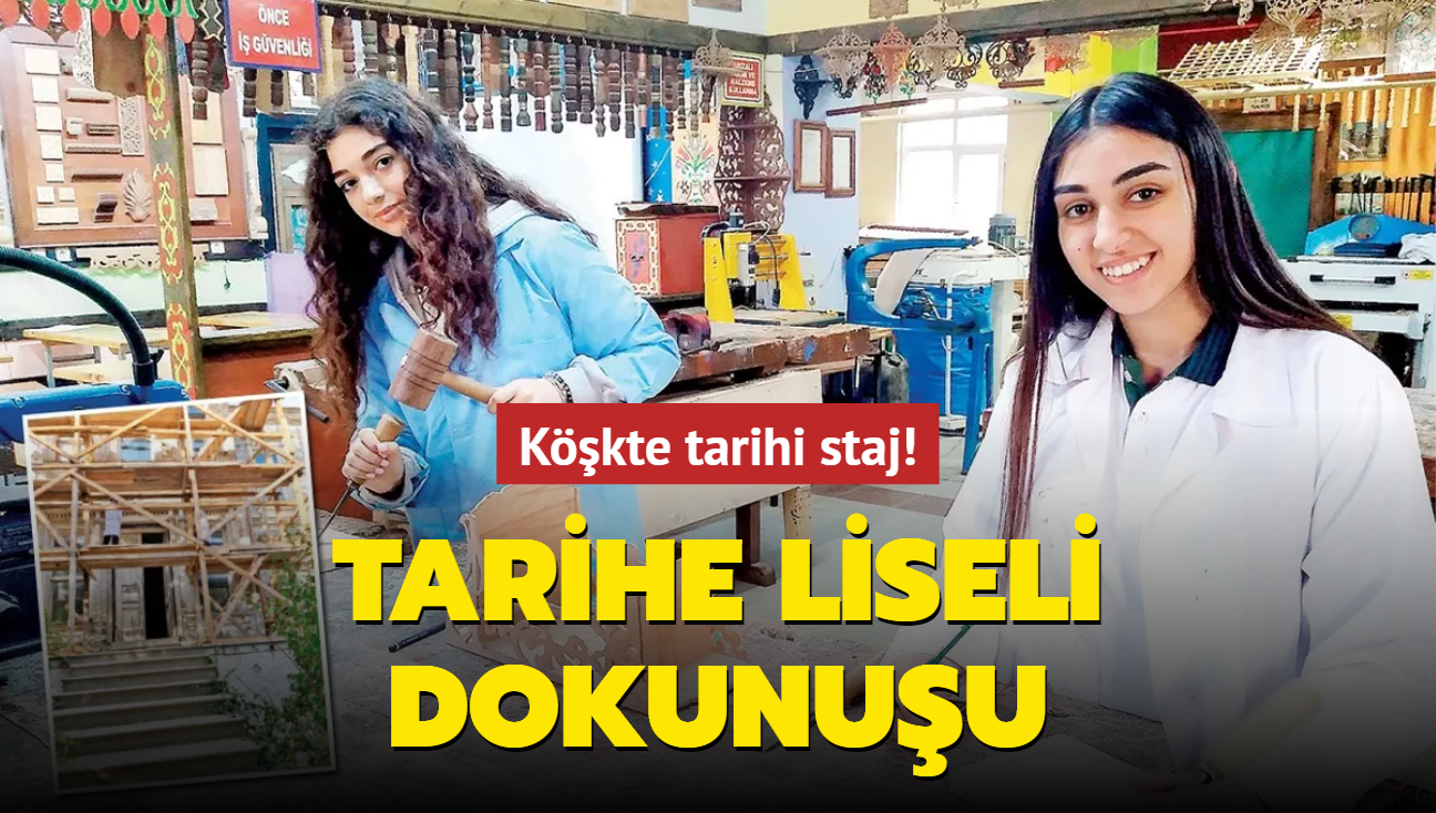 Tarihe liseli dokunuu... Kkte tarihi staj