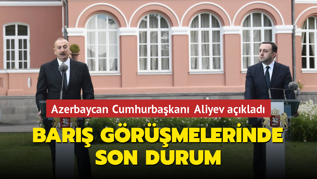 Azerbaycan Cumhurbakan Aliyev aklad... Ermenistan'la bar grmelerinde son durum