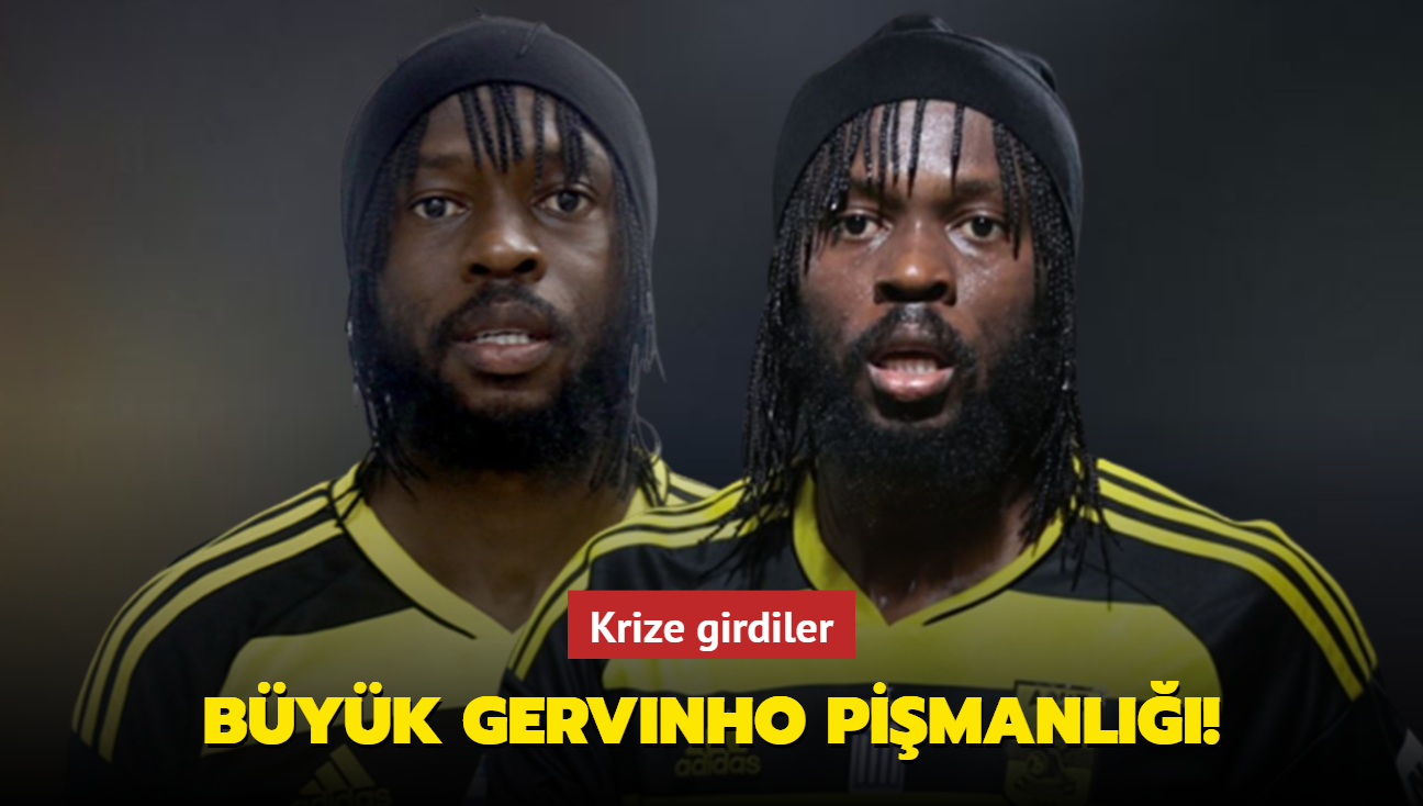 Byk Gervinho pimanl! Resmen krize girdiler