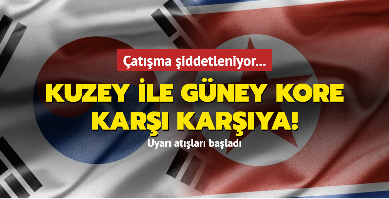 atma iddetleniyor... Kuzey ile Gney Kore kar karya! Uyar atlar balad