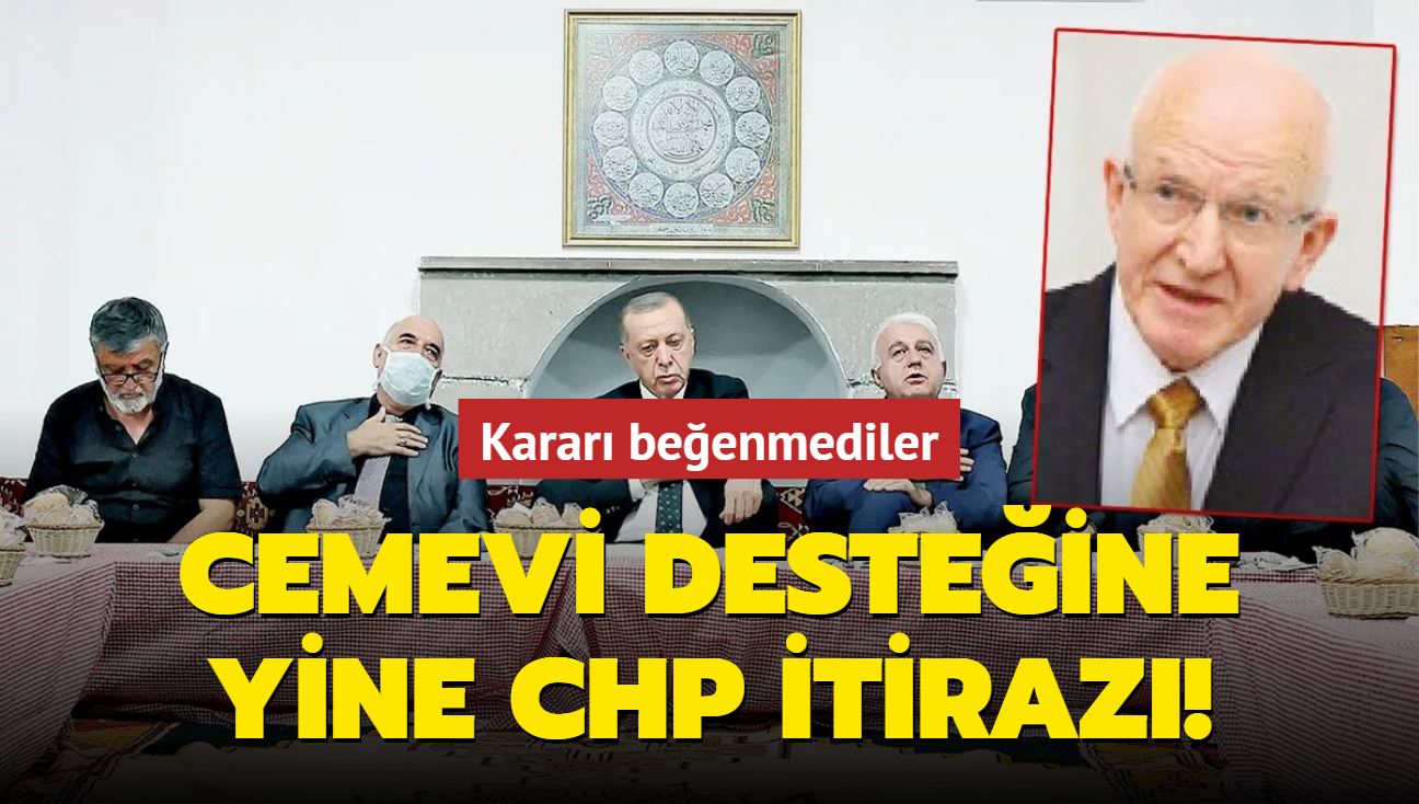 Cemevi desteine yine CHP itiraz!