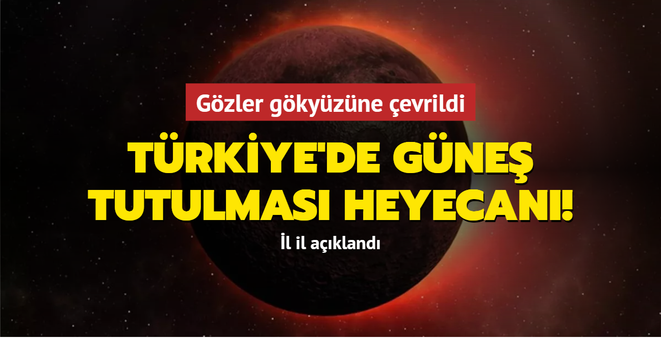 Gzler gkyzne evrildi! Trkiye'de paral gne tutulmas heyecan