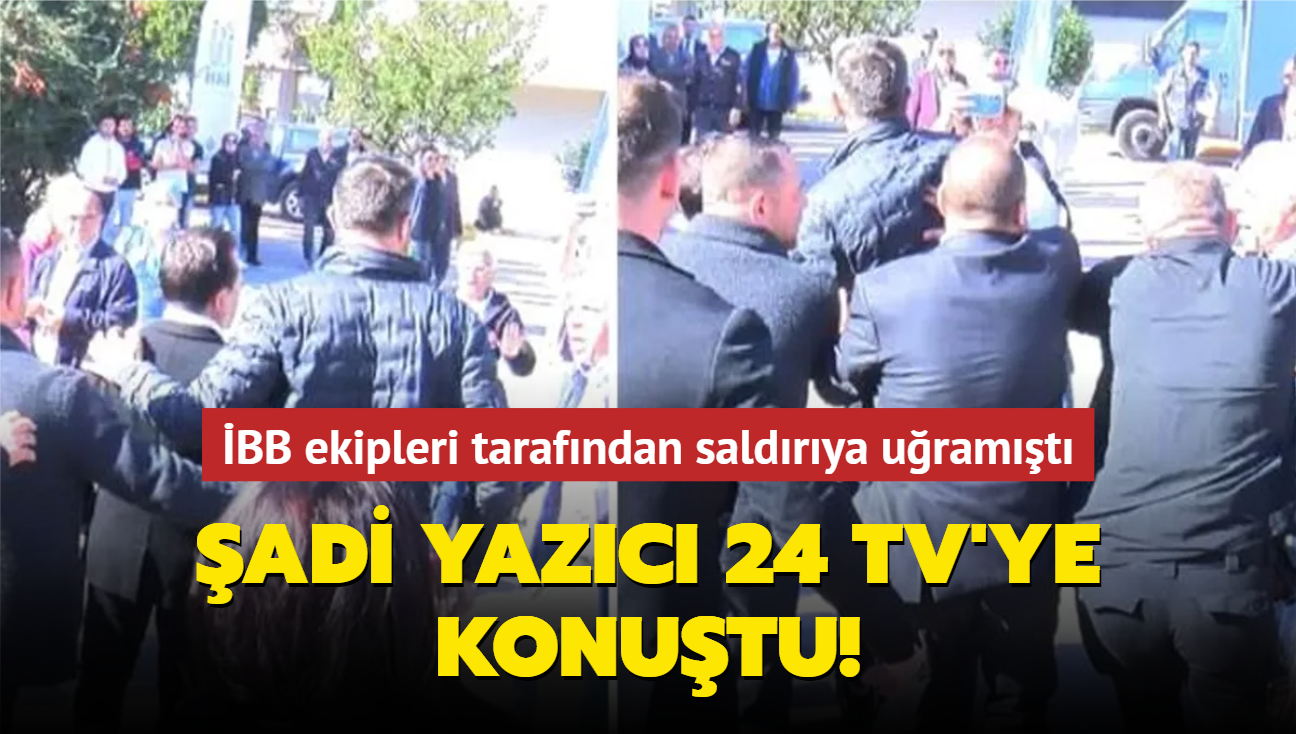 BB ekipleri tarafndan saldrya uramt! adi Yazc 24 TV'ye konutu