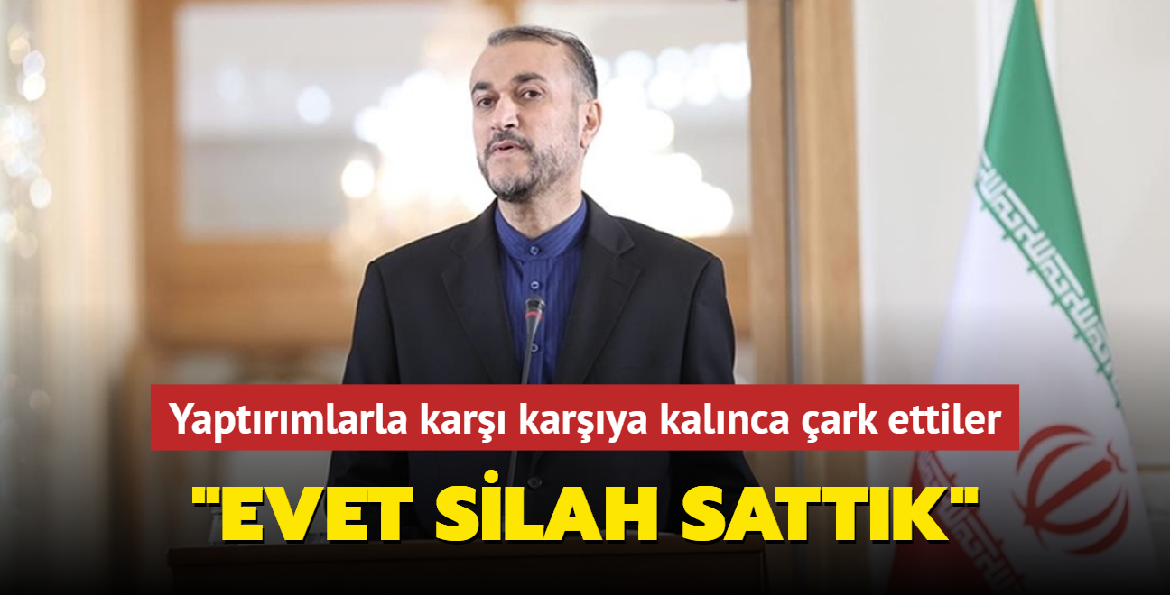 ran ark etti: "Evet silah sattk"