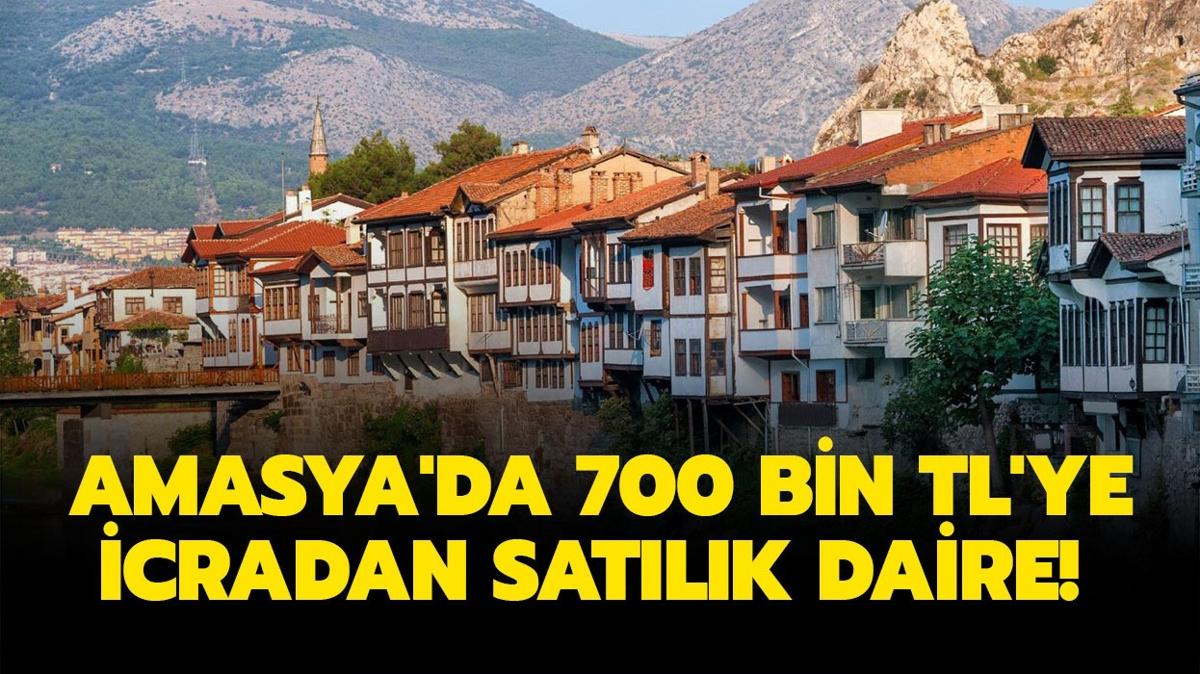 Amasya'da 700 bin TL'ye icradan satlk daire!