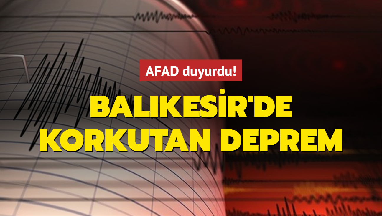 Balkesir'de 4.2 byklnde deprem