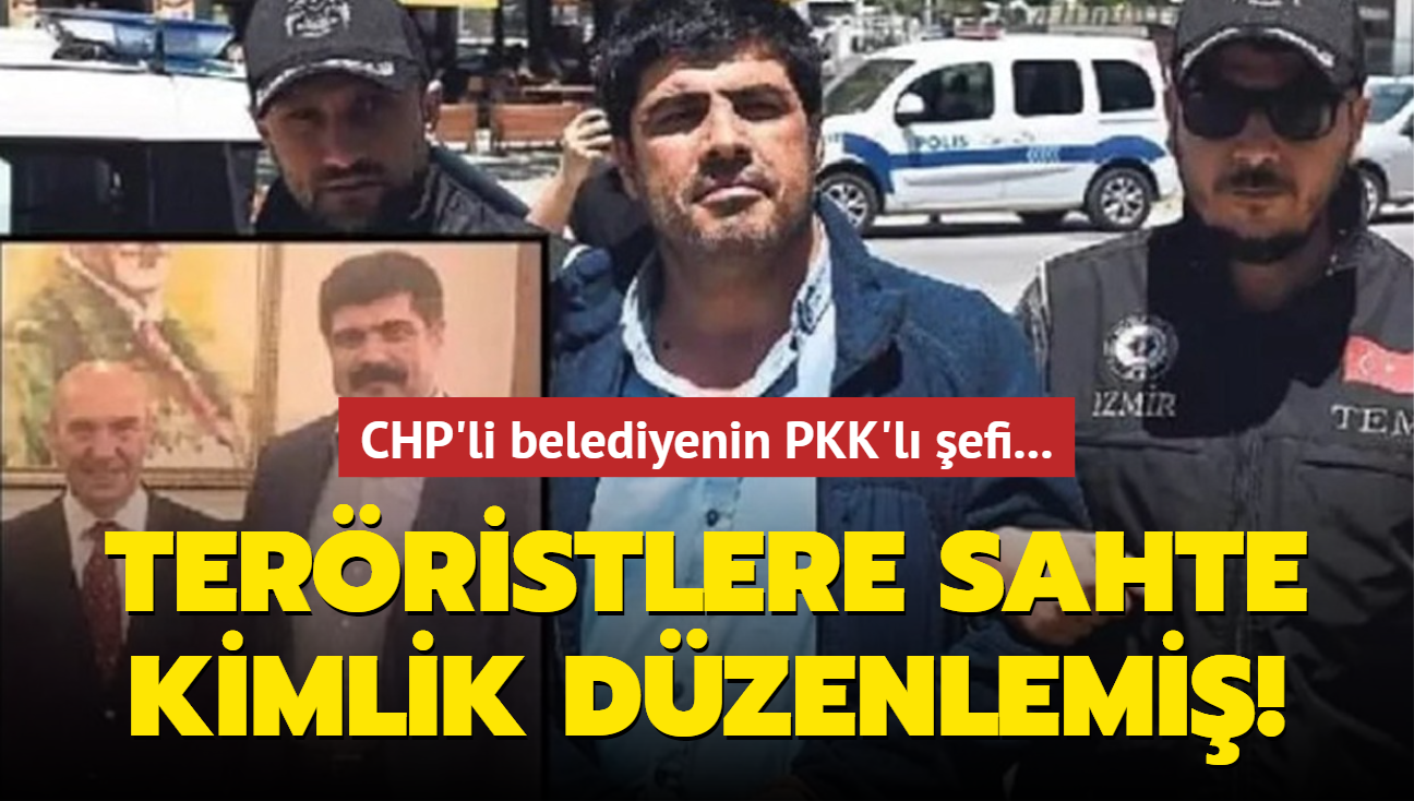 CHP'li belediyenin PKK'l efi... Terristba Karaylan'n yakn adam kt