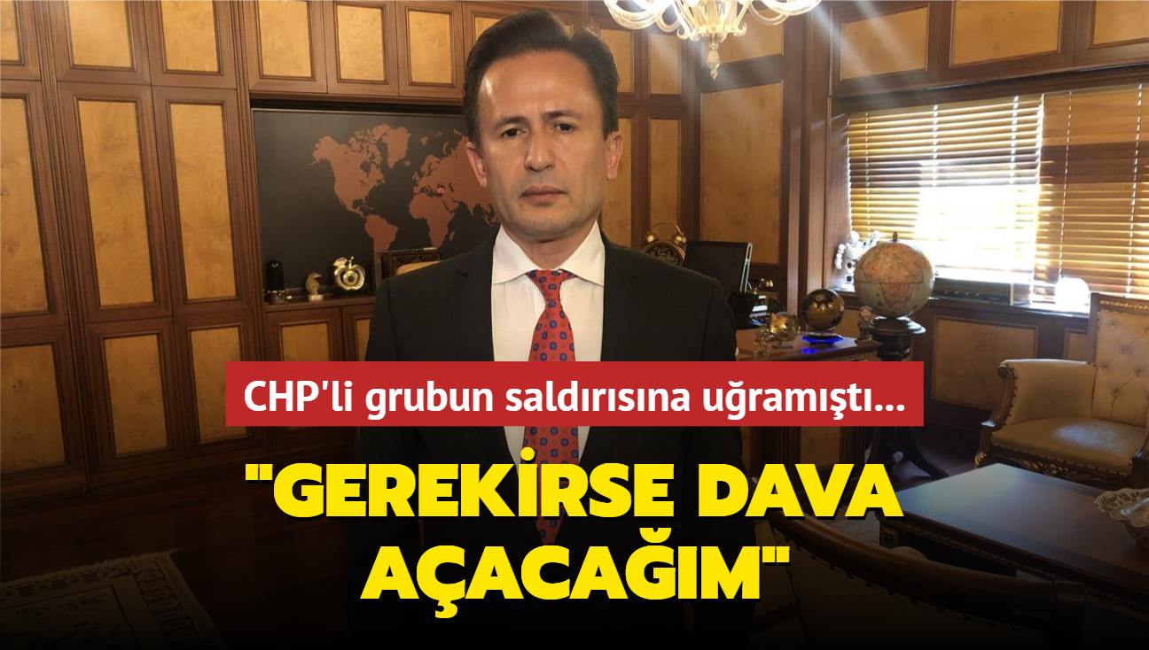 CHP'li grubun saldrsna uramt... Bakan Yazc: "Gerekirse dava aacam"