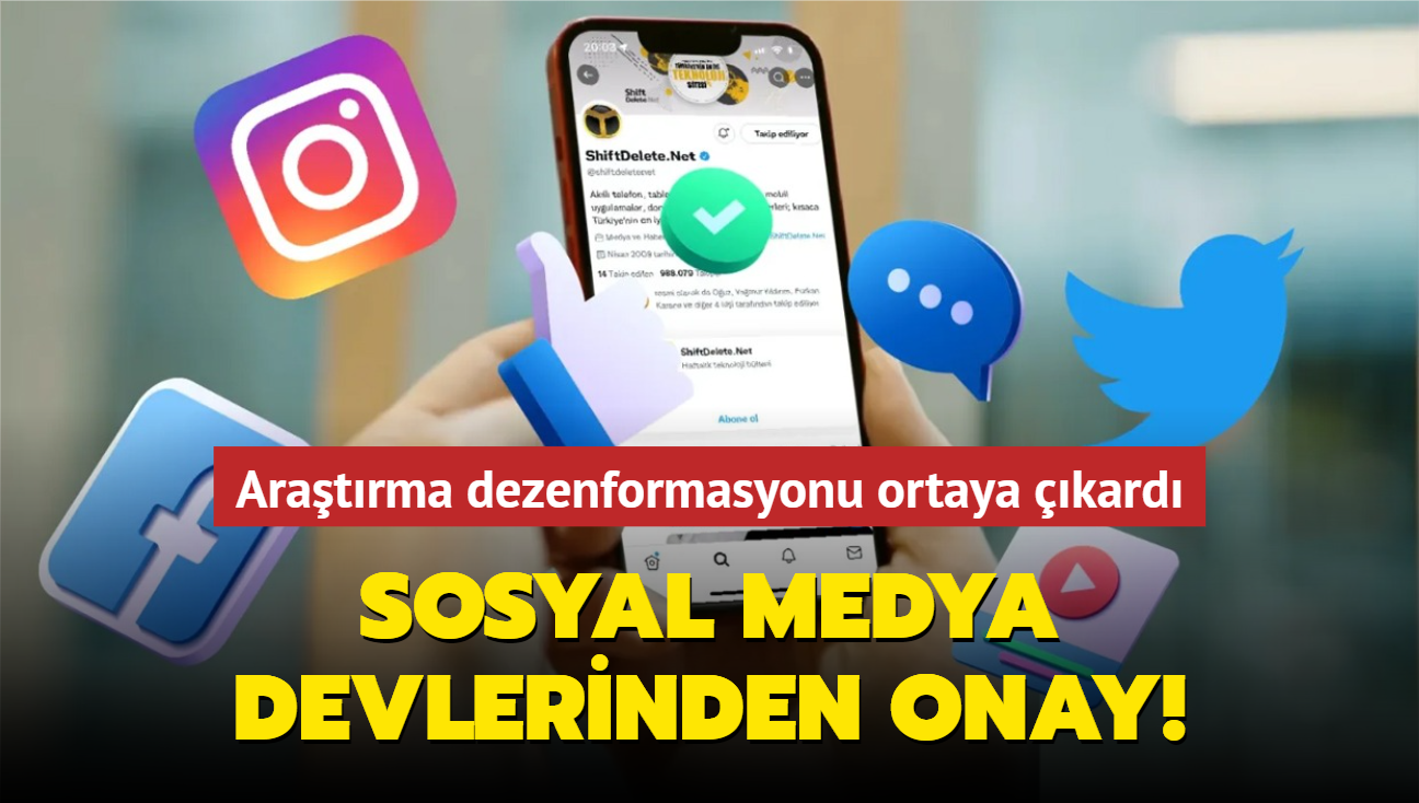 Aratrma dezenformasyonu ortaya kard! Sosyal medya devlerinden onay