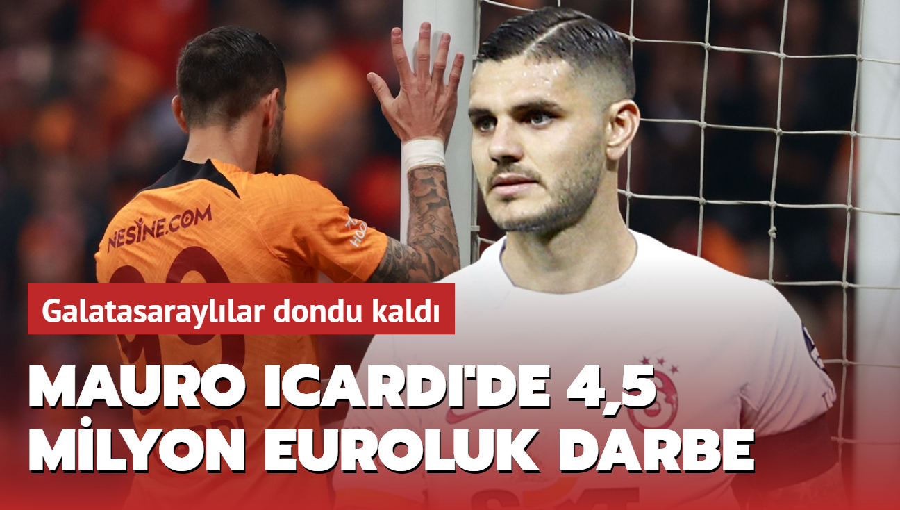 Mauro Icardi'de 4,5 milyon euroluk darbe! Galatasarayllar dondu kald...