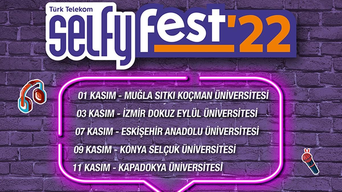 Trk Telekom Selfy ile kampslerde festival cokusu balyor