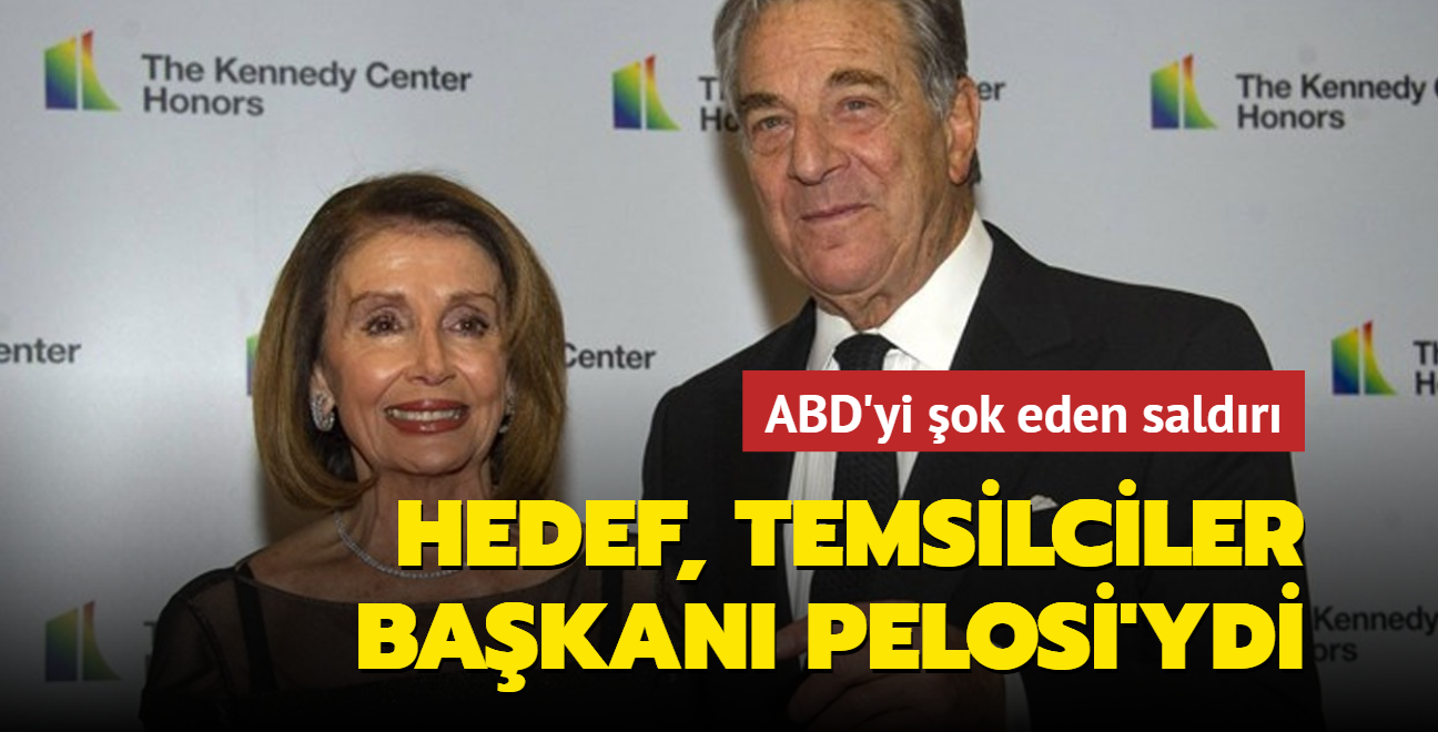 ABD'yi ok eden saldr... Hedef, Temsilciler Bakan Pelosi'ydi