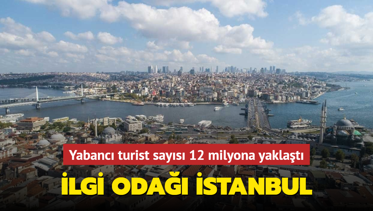 lgi oda stanbul... Yabanc turist says 12 milyona yaklat