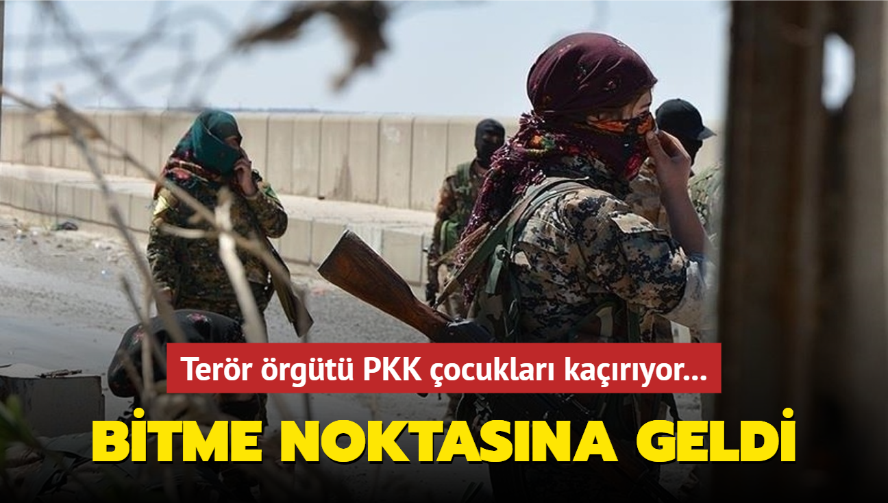 Terr rgt PKK ocuklara karyor! Bitme noktasna geldi