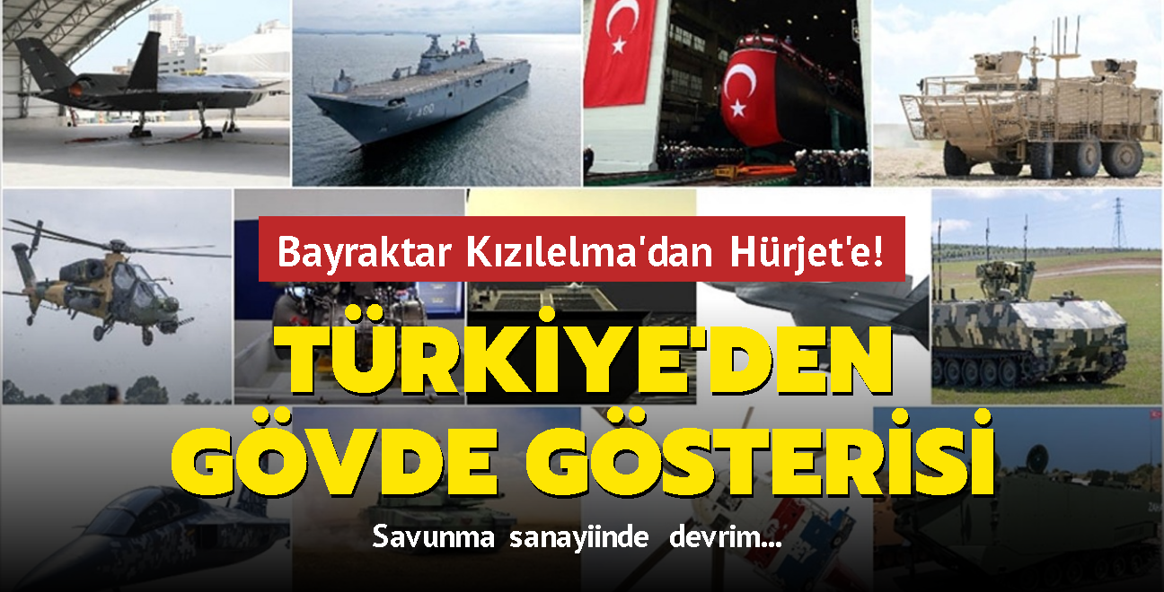 Trkiye'den gvde gsterisi... Bayraktar Kzlelma'dan Hrjet'e! Savunma sanayiinde devrim