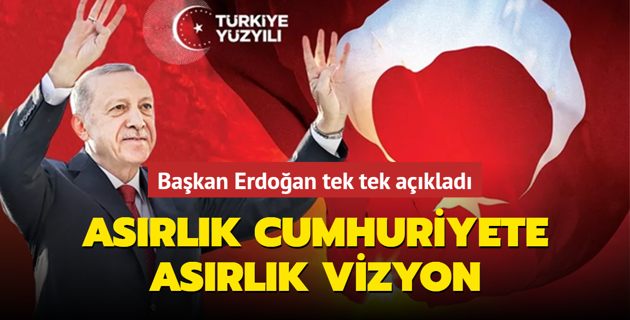 Asrlk cumhuriyete asrlk vizyon! Daha fazla demokrasi, zgrlk, adalet, frsat eitlii, hizmet, eser