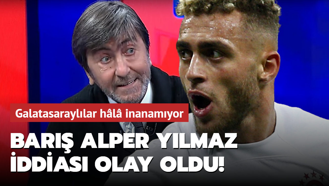 Bar Alper Ylmaz iddias olay oldu! Galatasarayllar hl inanamyor...