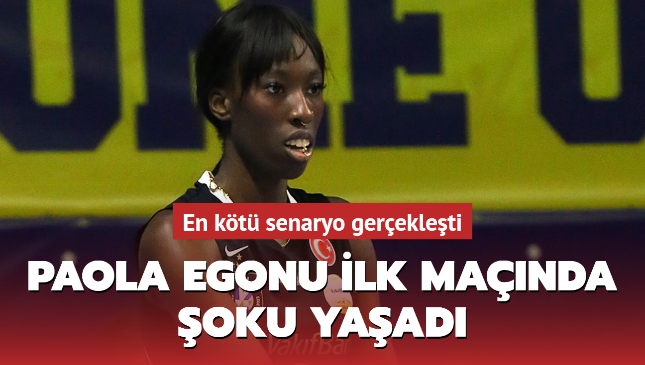 Paola Egonu kariyerinin oku yaad! En kt senaryo gerekleti