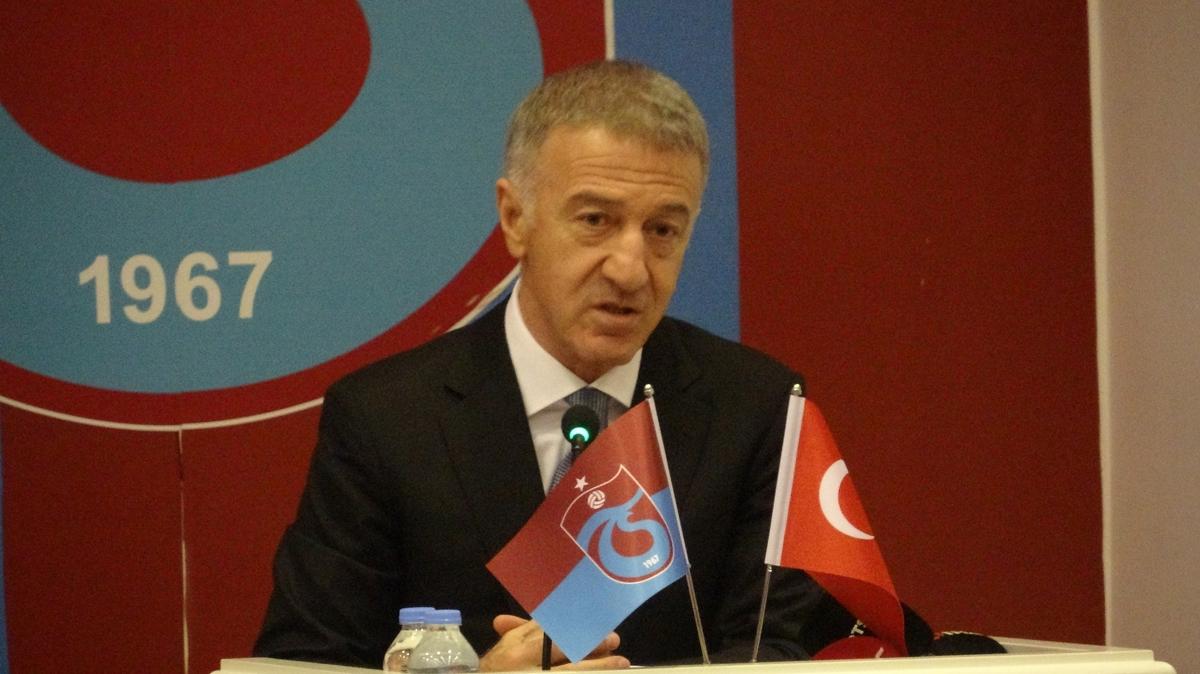 Trabzonspor'un borcu duyuruldu! Ahmet Aaolu "Baarsz olursam giderim" dedi