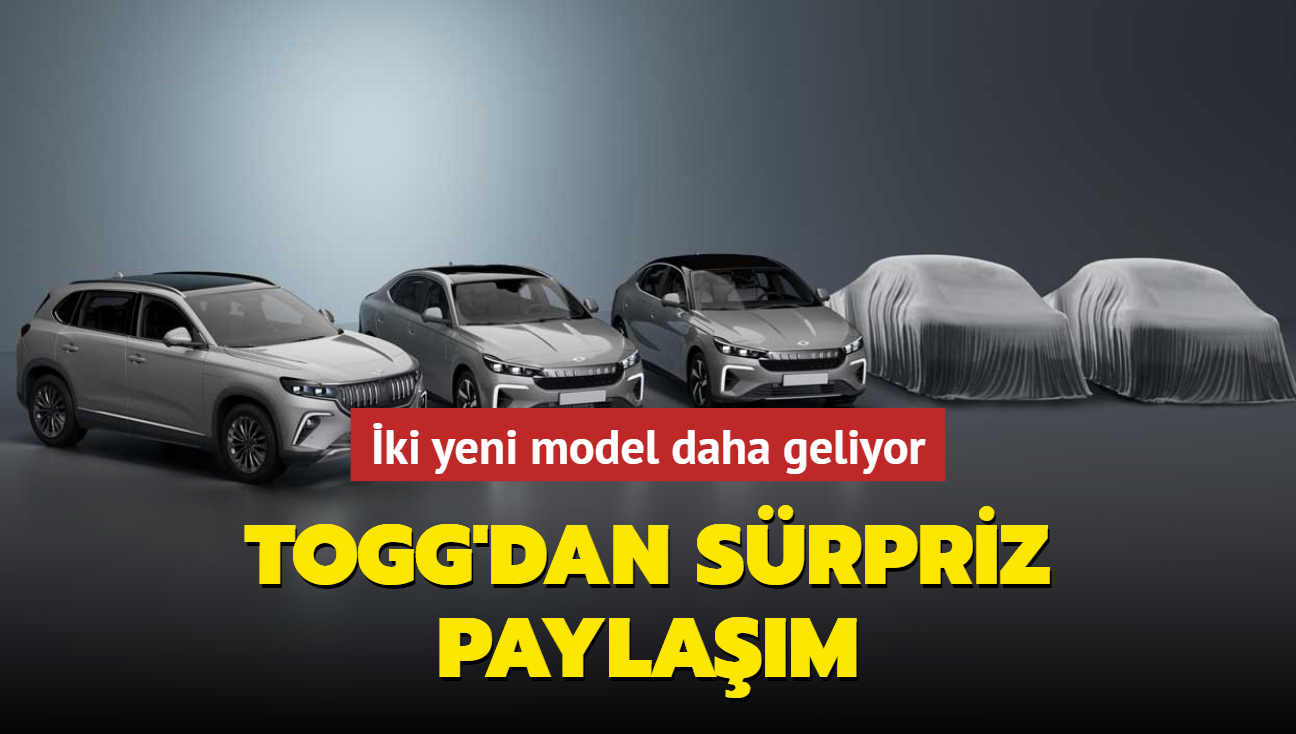 TOGG'dan srpriz paylam... ki yeni model daha geliyor