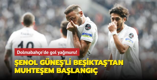 Dolmabahe'de gol yamuru! enol Gne'li Beikta'tan 5-2'lik dev balang