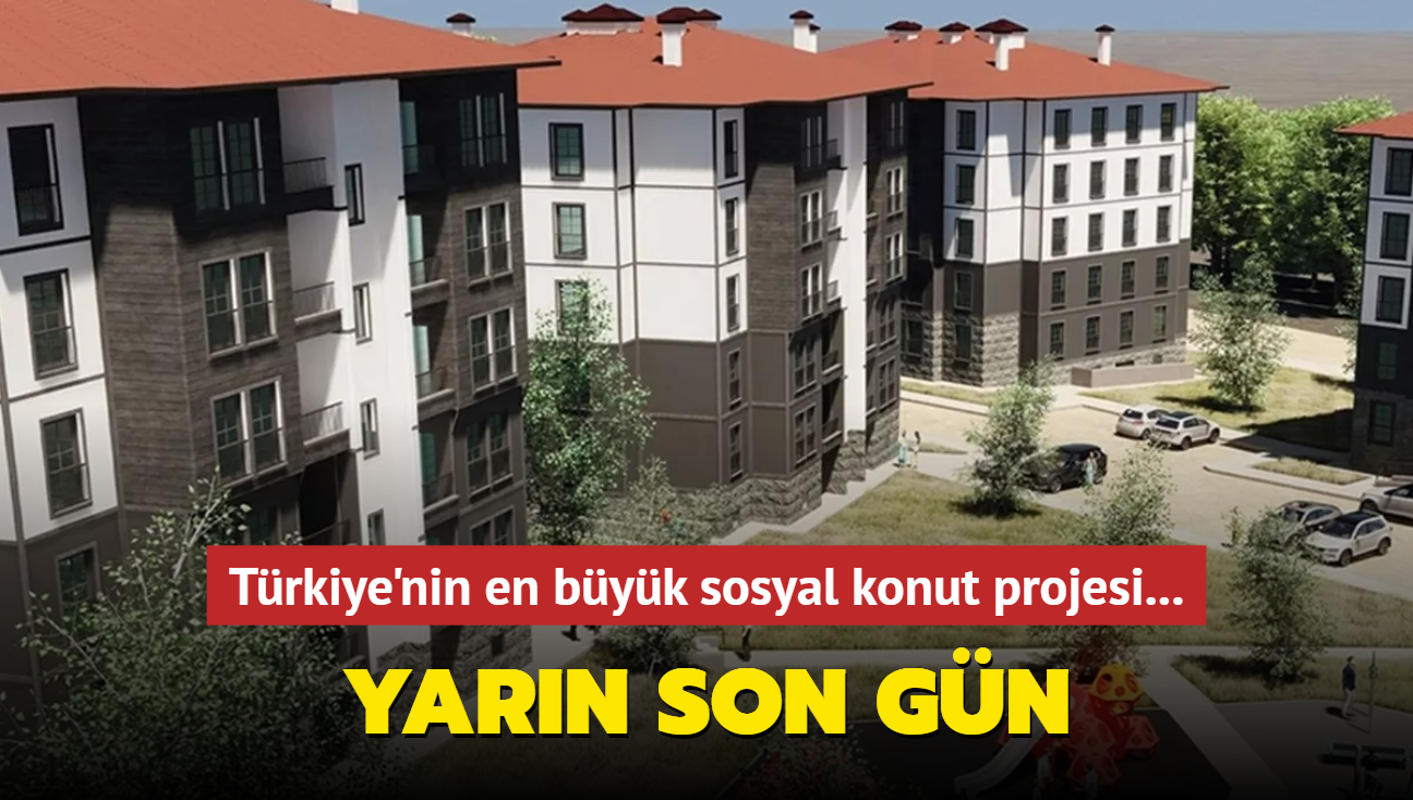 Trkiye'nin en byk sosyal konut projesi... Yarn son gn