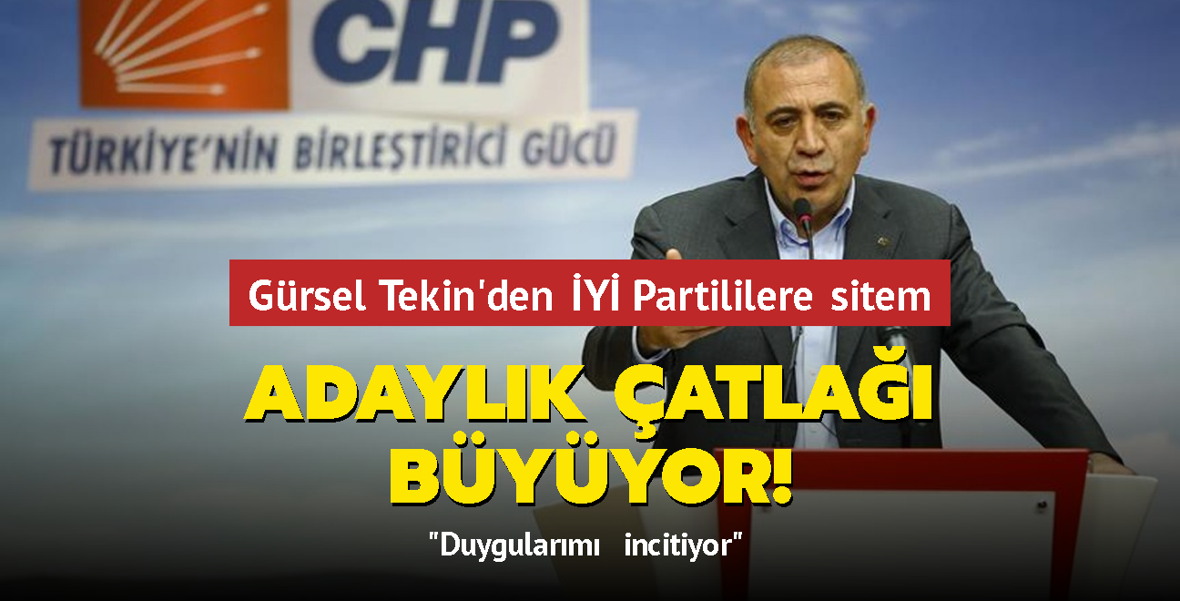 Adaylk atla byyor! Grsel Tekin'den Y Partililere sitem: Duygularm incitiyor