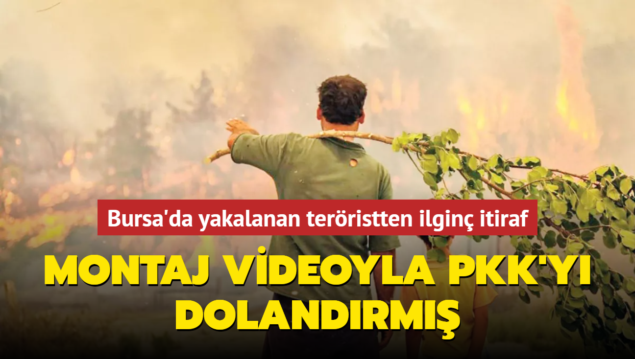 Montaj videoyla PKK'y dolandrm