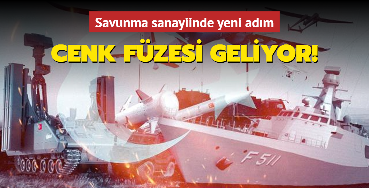 Savunma Sanayiinde Yeni Adım... CENK Füzesi Geliyor!