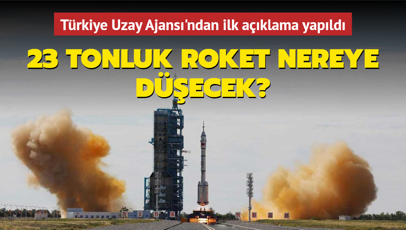 23 tonluk roket nereye decek" Trkiye Uzay Ajans'ndan ilk aklama yapld