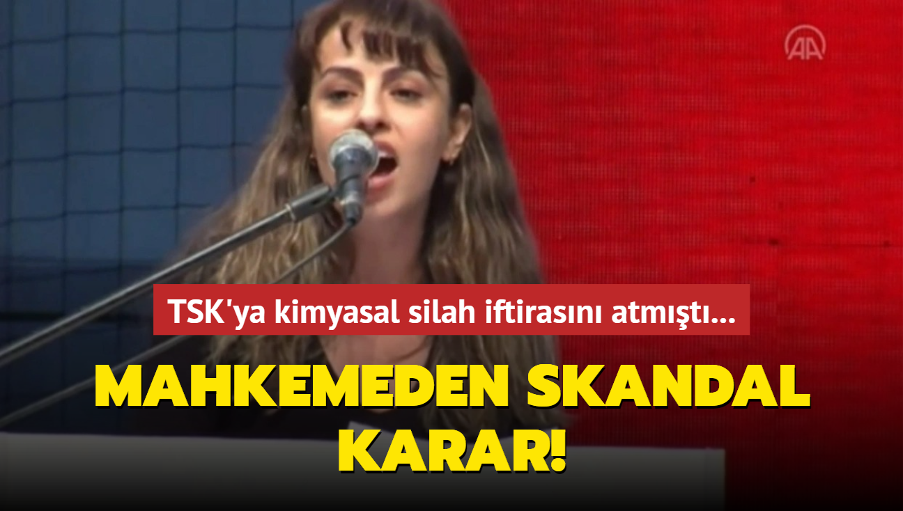 Aryen Turan TSK'ya kimyasal silah iftirasn atmt... Mahkemeden karar kt!