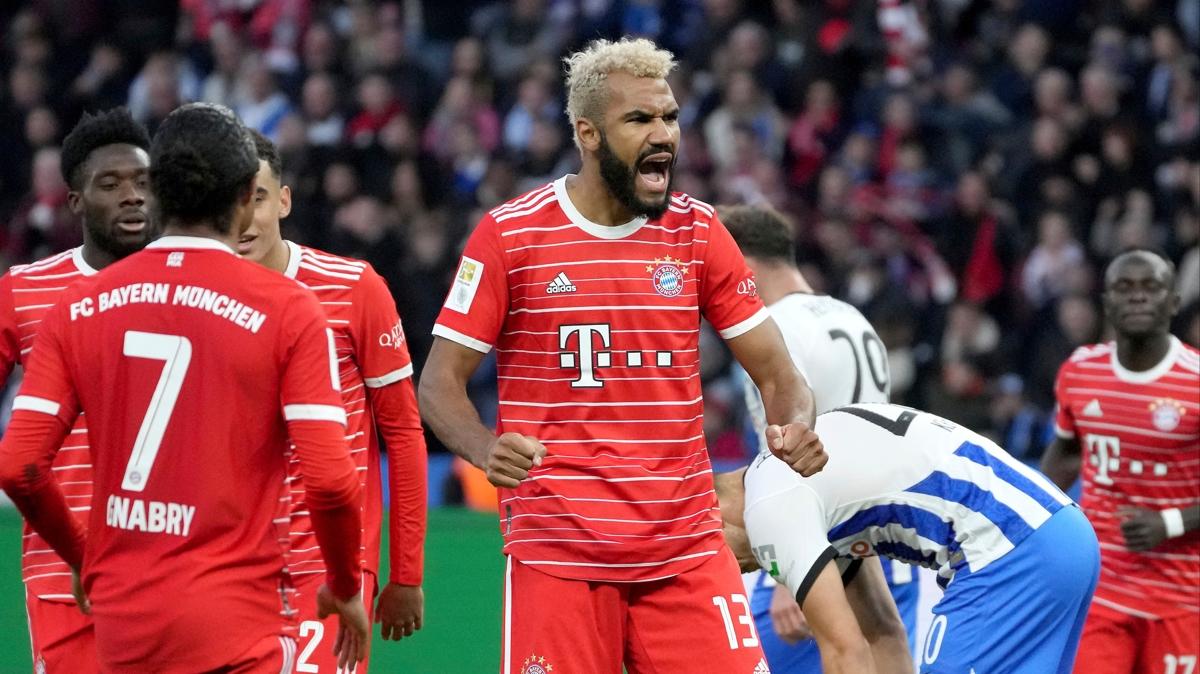 Bayern Mnih Bundesliga'da 3 puan 3 golle ald! Deplasman Hertha Berlin'i yendiler