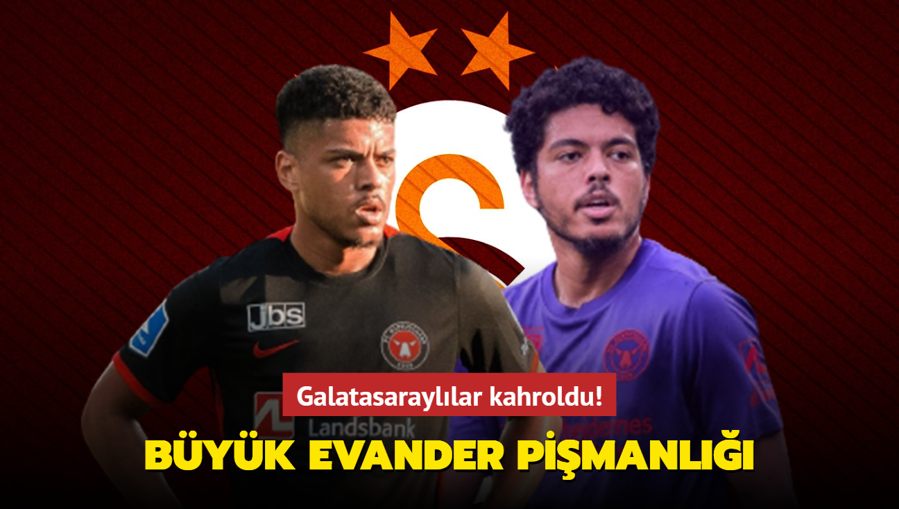 Galatasarayllar kahroldu! Byk Evander pimanl