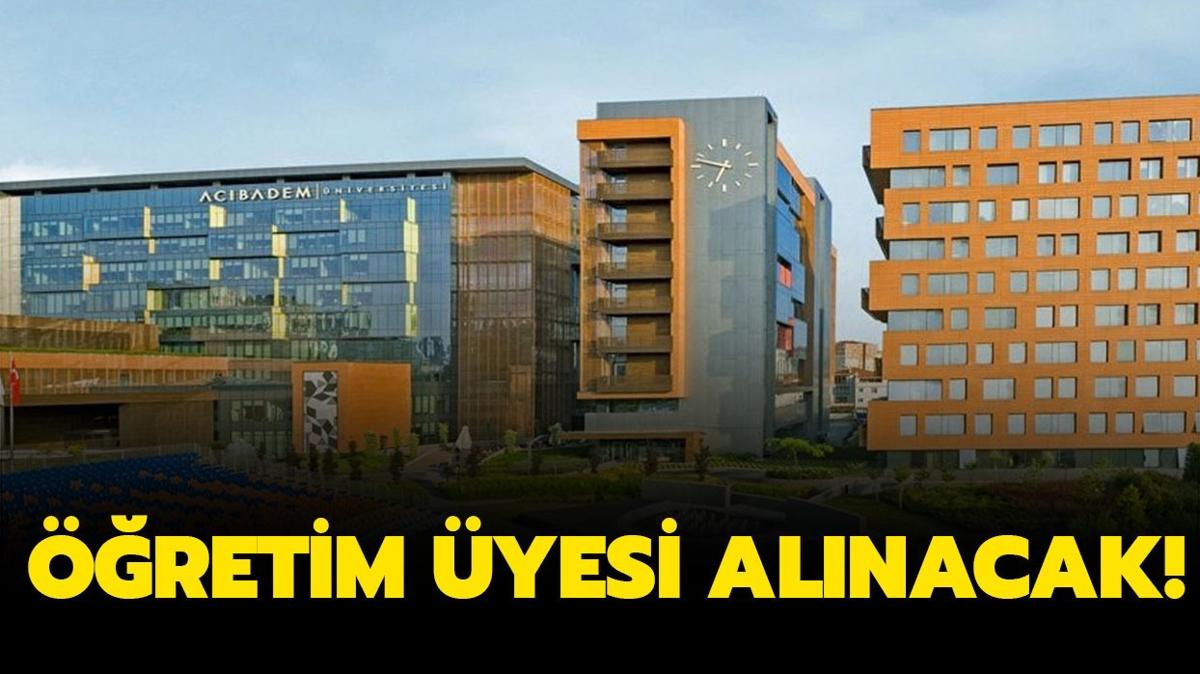 Acbadem Mehmet Ali Aydnlar niversitesi alm yapyor!