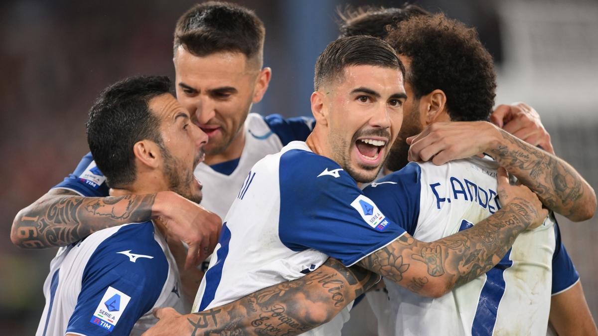 Bakent derbisinde glen taraf Lazio oldu! Serie A'da nefes kesen mata Roma'y tek golle yktlar