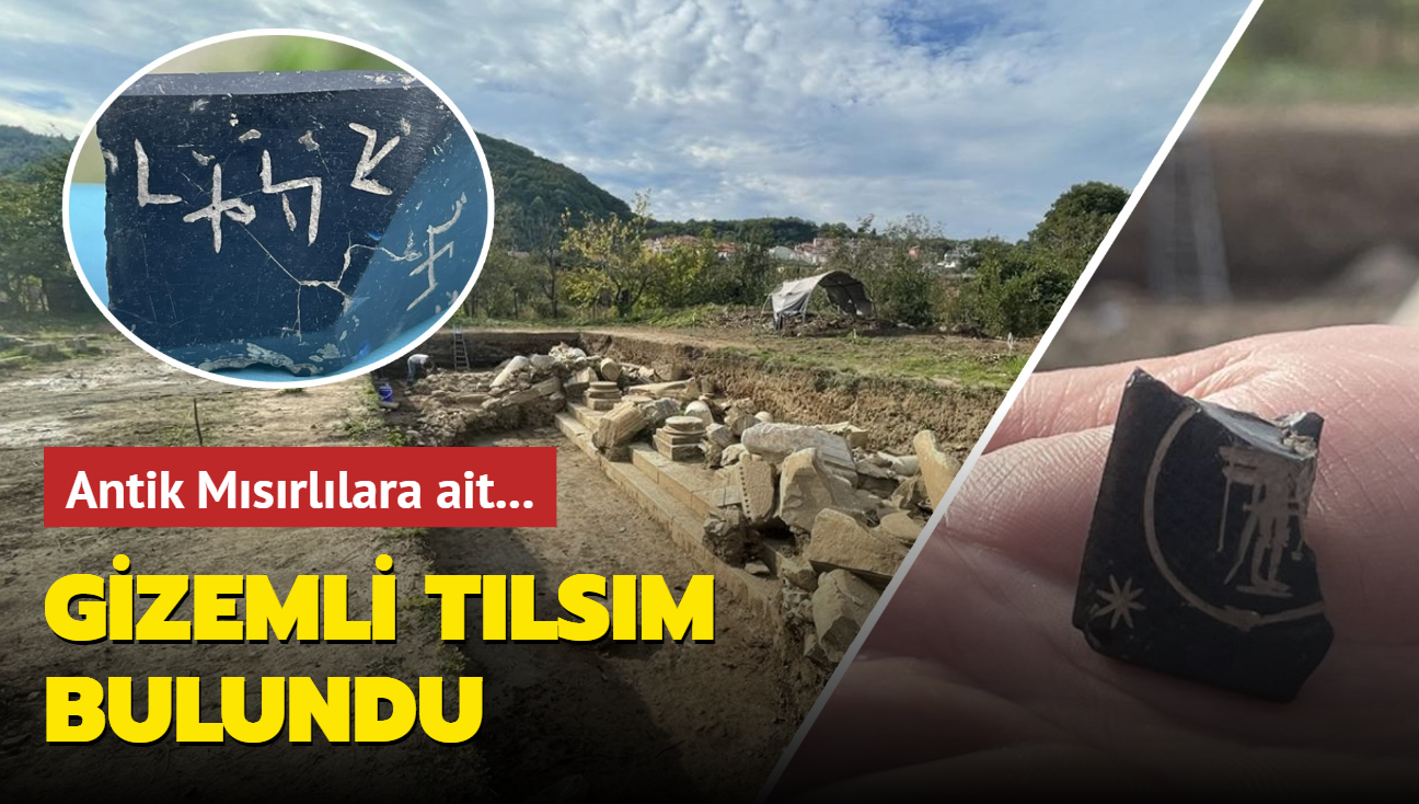 Antik Msrllara ait olduu tahmin ediliyor! Kaz almalarnda gizemli bir nesne bulundu