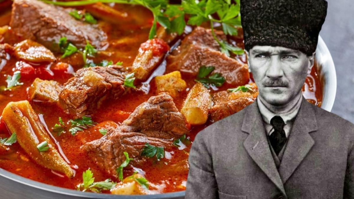 Atatrk'n en sevdii yemek! Etli bamya tarifinin srlar...