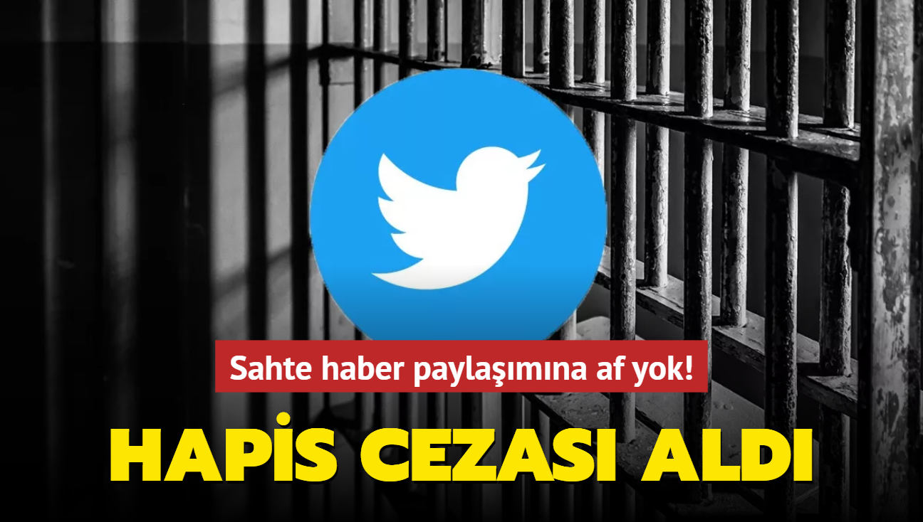 Twitter kullanclarn ilgilendiriyor! Sahte tweet atana hapis cezas