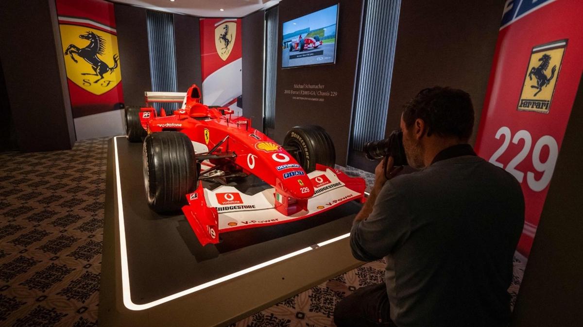 Michael Schumacher aracı inanılmaz fiyata alıcı buldu Bu bir rekor