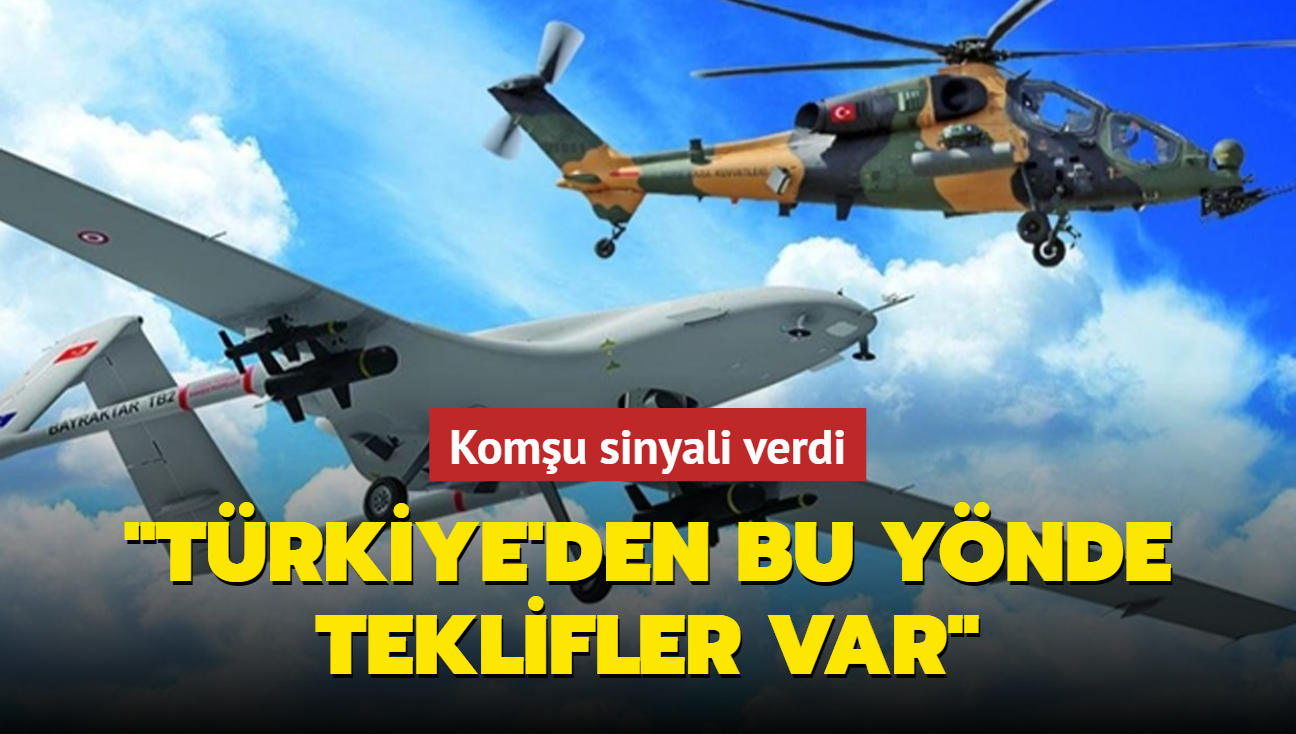 Komu sinyali verdi: Trkiye'den bu ynde teklifler var