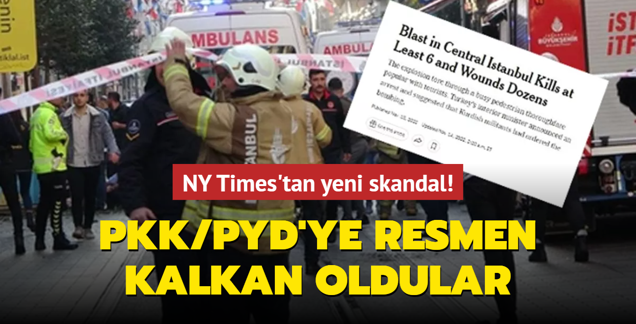 NY Times'tan yeni skandal! PKK/PYD'ye resmen kalkan oldular