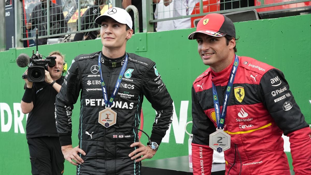 Formula 1'de Brezilya Grand Prix'sinin galibi George Russel oldu