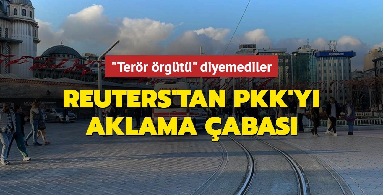 Terr rgt diyemediler... Reuters'tan PKK'y aklama abas