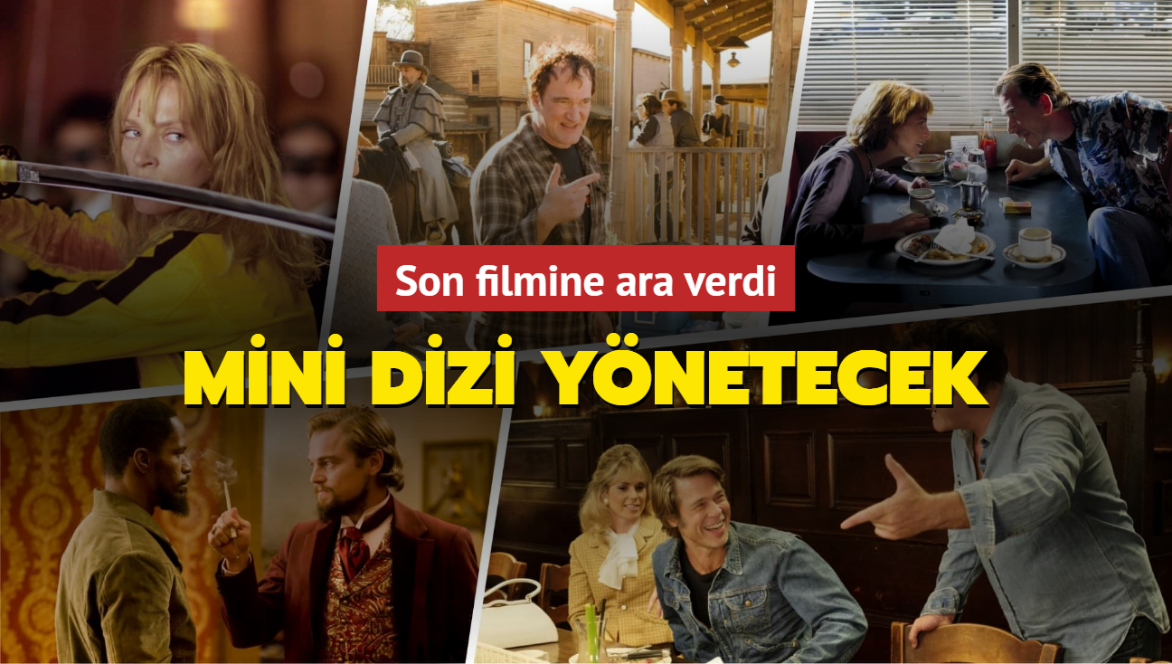 10'uncu ve sonuncu filmine ara verdi! Quentin Tarantino mini dizi ynetecek