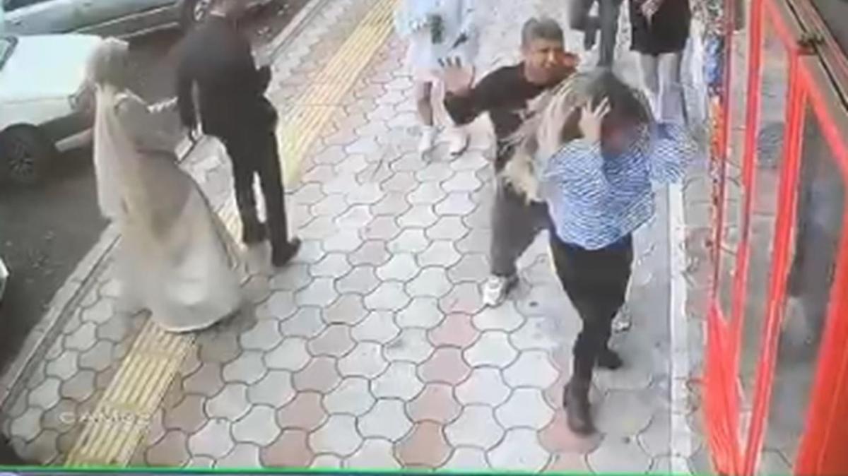 Hatay'da sokak ortasnda rezalet! Kaldrmda yryen kzlar nce taciz etti, sonra dvd