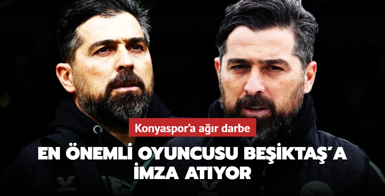 lhan Palut'un en nemli oyuncusu Beikta'a imza atyor! Konyaspor'a ar darbe...