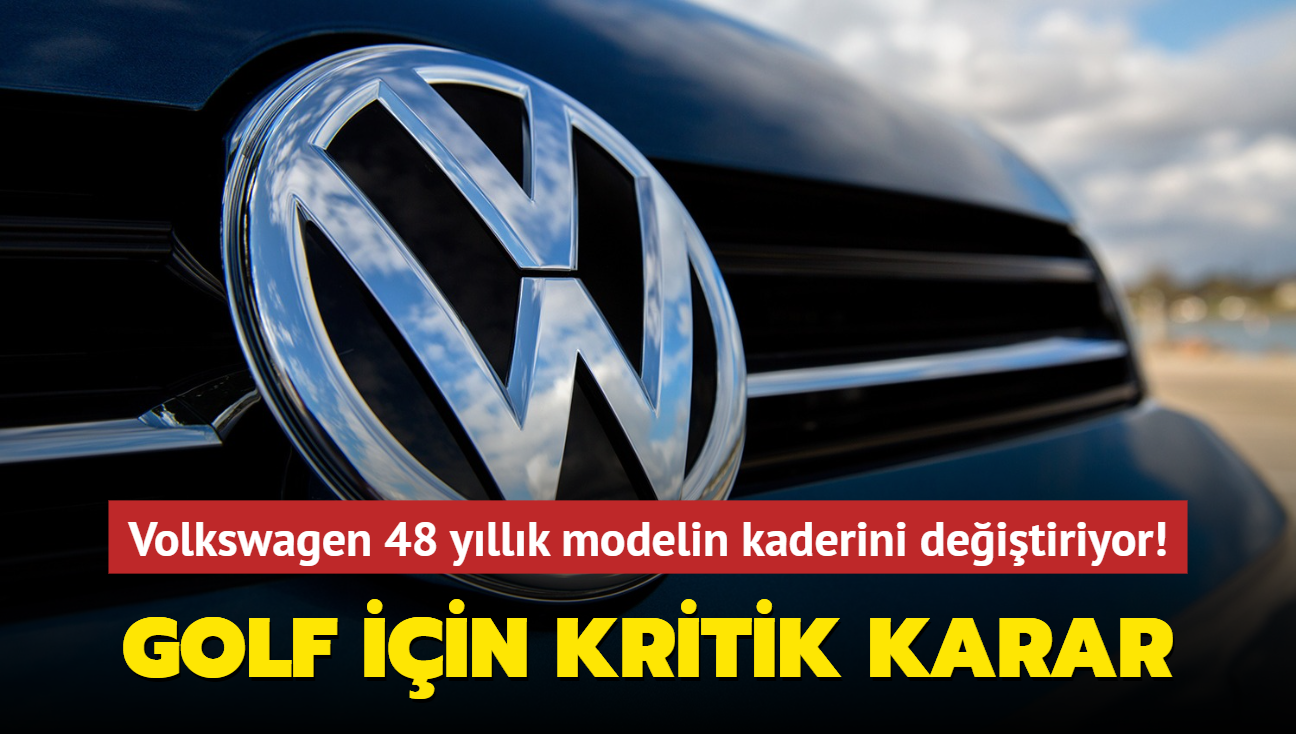 Golf iin kritik karar! Otomobil reticisi Volkswagen 48 yllk modelin kaderini deitiriyor!